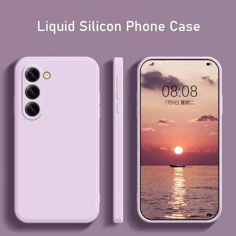 Silicon Phone Case For Samsung Galaxy A26 A36 A56 A35 A55 A06 A16 A07 A17 A37 A57 A15 A25 55 5G 5 G Shockproof Back Cover Funda