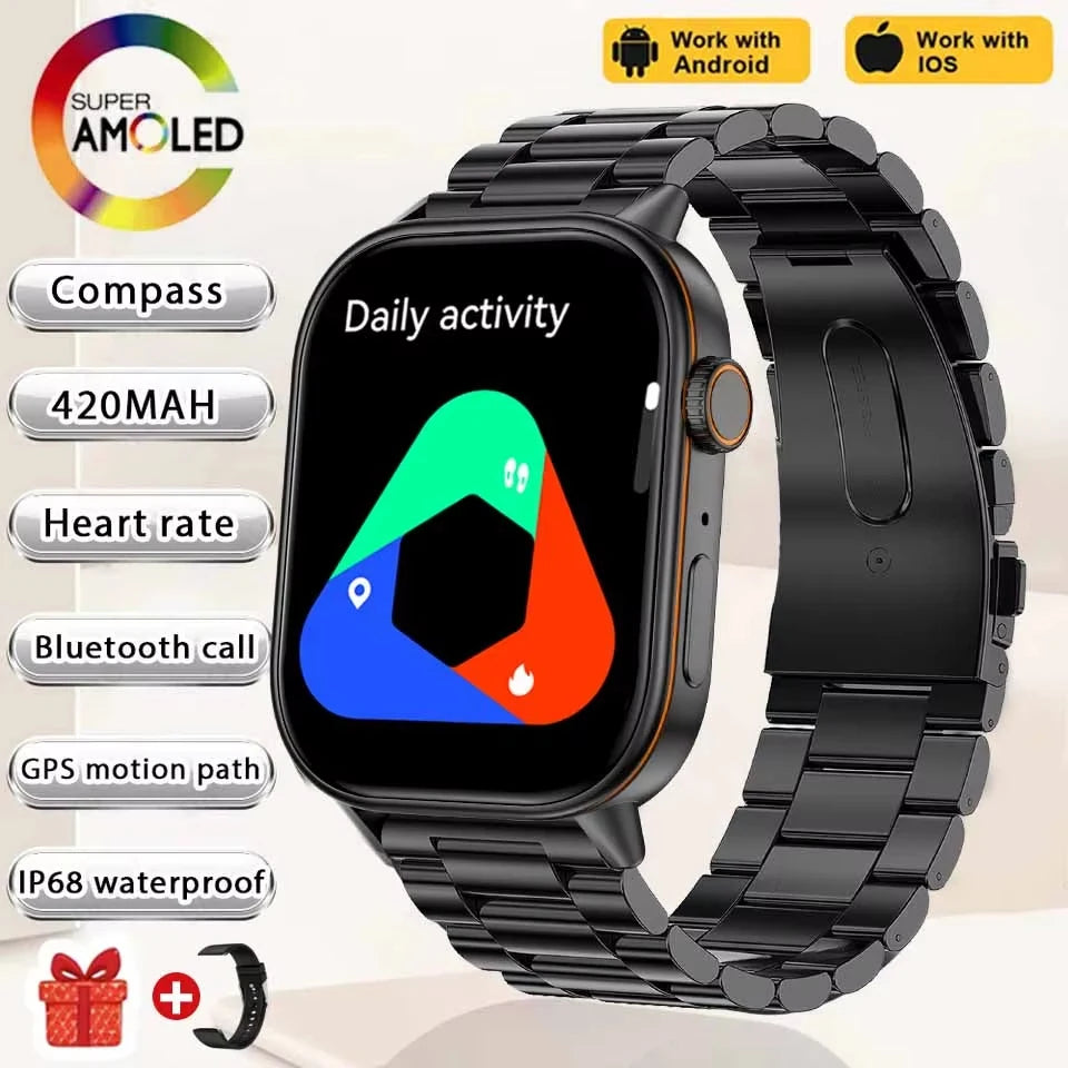 2026New Multifunctional SmartWatch Women Gift Built-in GPS Bluetooth Call Music Fitness Sports Bracelet Sleep Monitor watch Lady