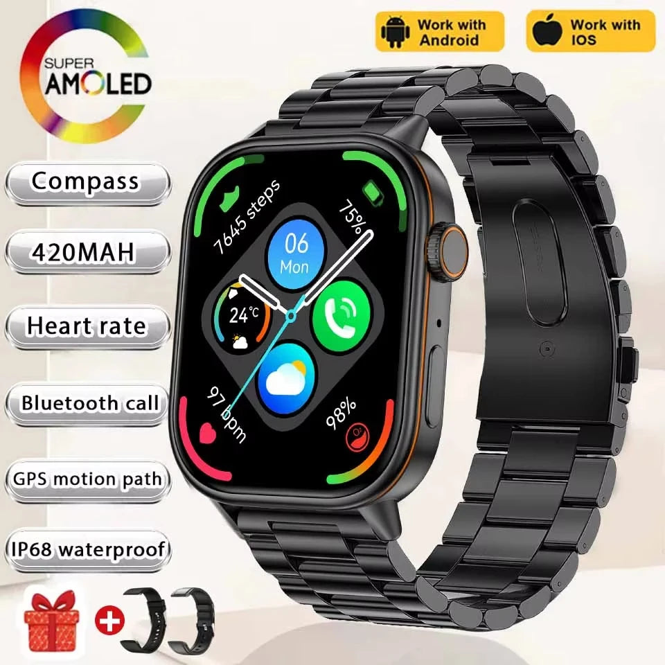 2026New Multifunctional SmartWatch Women Gift Built-in GPS Bluetooth Call Music Fitness Sports Bracelet Sleep Monitor watch Lady