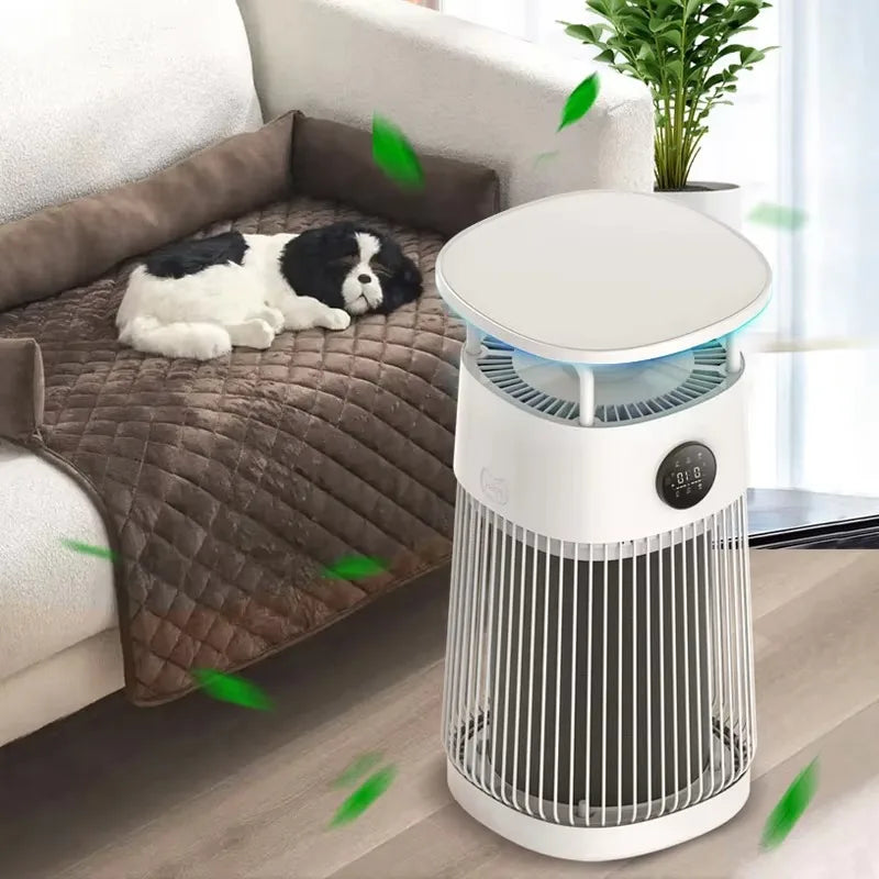 2026 PTM Smart Home Portable HEPA Air Purifier for Allergies, Pet Dander and Hair, Bedroom Use with Advanced Filtration System