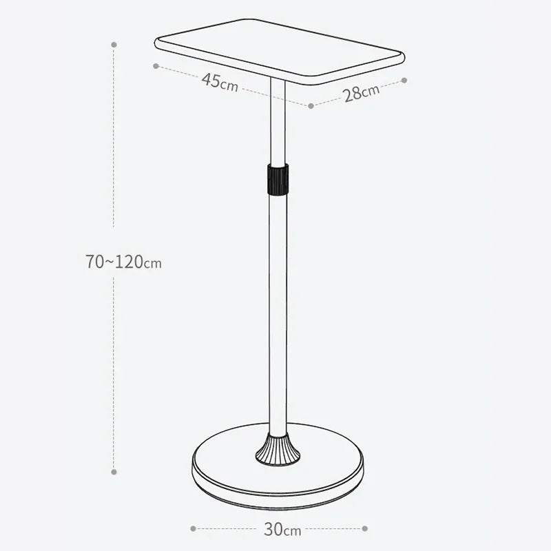 MoZhao Adjustable Laptop Stand Portable Desk Ergonomic Office Notebook Holder for MacBook Lifting Vertical Computer Stand