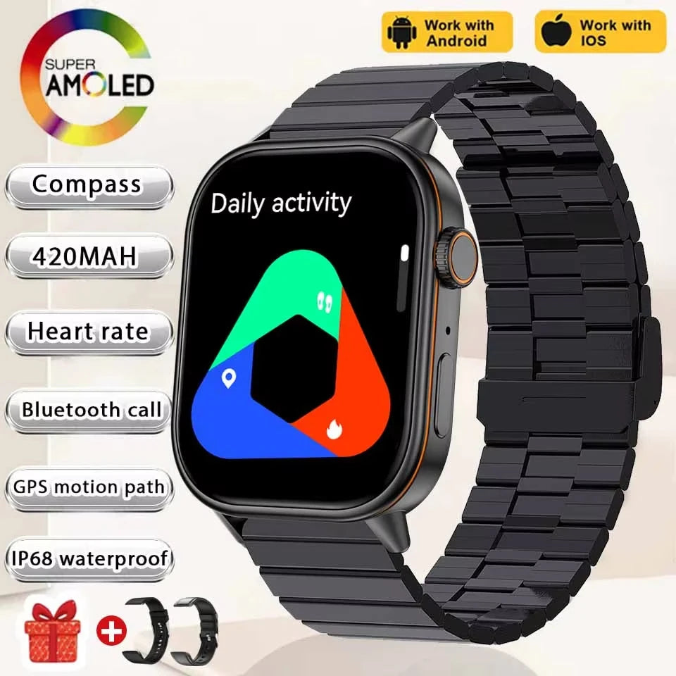 2026New Multifunctional SmartWatch Women Gift Built-in GPS Bluetooth Call Music Fitness Sports Bracelet Sleep Monitor watch Lady