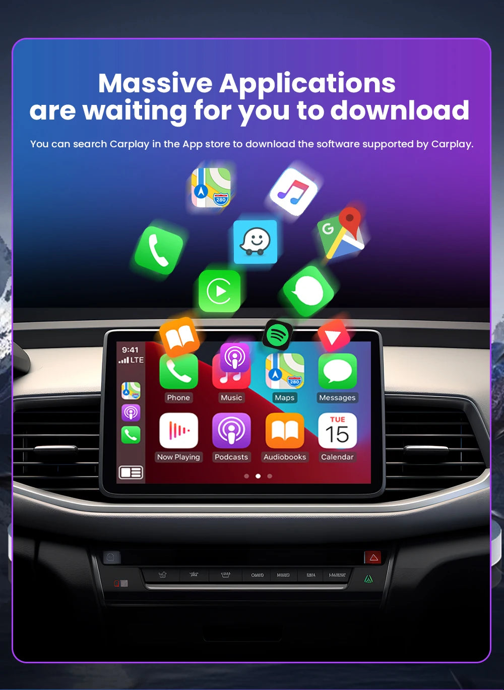 Wireless CarPlay & Android Auto Adapter
