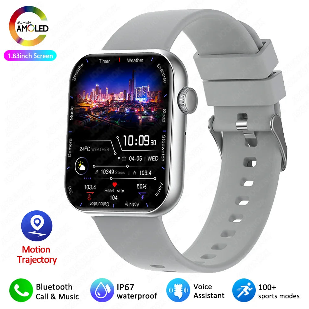 2025 New Smart Watch Men Women Waterproof Support 120 Sports ECG+PPG 1.81 inch Bluetooth Call Smart Watch For Apple DT Watch 10