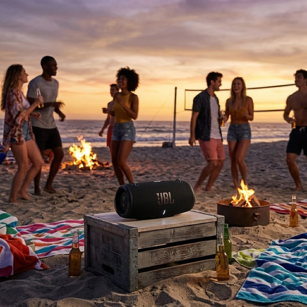 Xtreme 3 Portable Bluetooth Speaker Wireless Subwoofer Boombox IP67 Waterproof Outdoor Camping Travel Party Audio Player