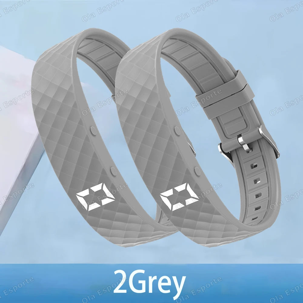Smart Multifunctional Wristband Fitness Bracelet IP65 Waterproof Sport LED Activity Sleep Tracker Smart Watch Pedometer New 2025
