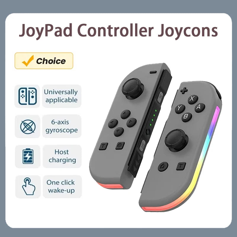 RGB Wireless Controllers for Nintendo Switch / OLED / Lite