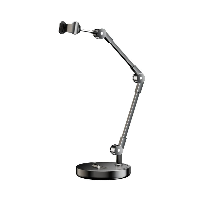 Phone Holder Portable Folding Multi-Angle Adjustable Stand for Cell Phone Height Adjustable Phone Bracket for Live Broadcast
