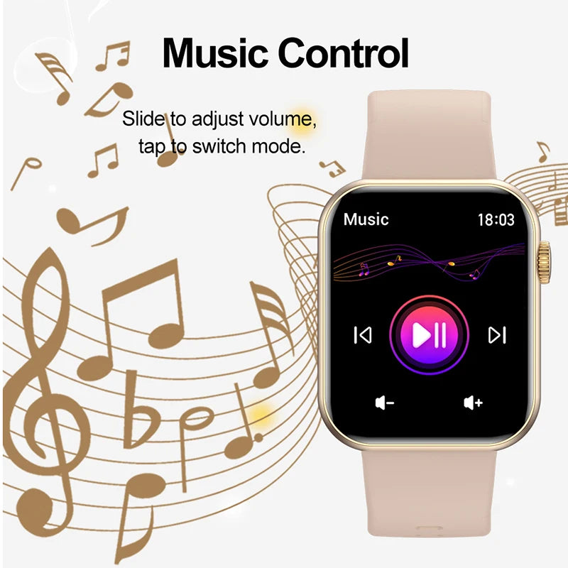 2025 New Smart Watch Men Women Waterproof Support 120 Sports ECG+PPG 1.81 inch Bluetooth Call Smart Watch For Apple DT Watch 10