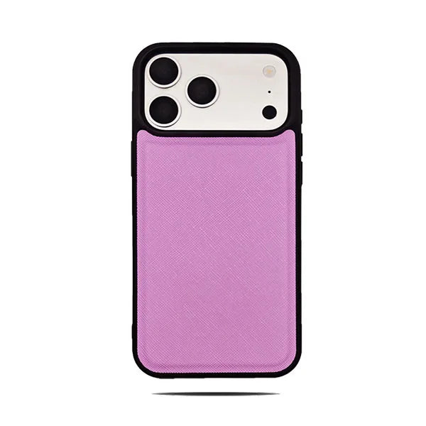burgundy Fashion Saffiano Leather Business Phone Case for iPhone 17 16 15 14 13 Pro Max Elegant Shockproof Bumper Cover