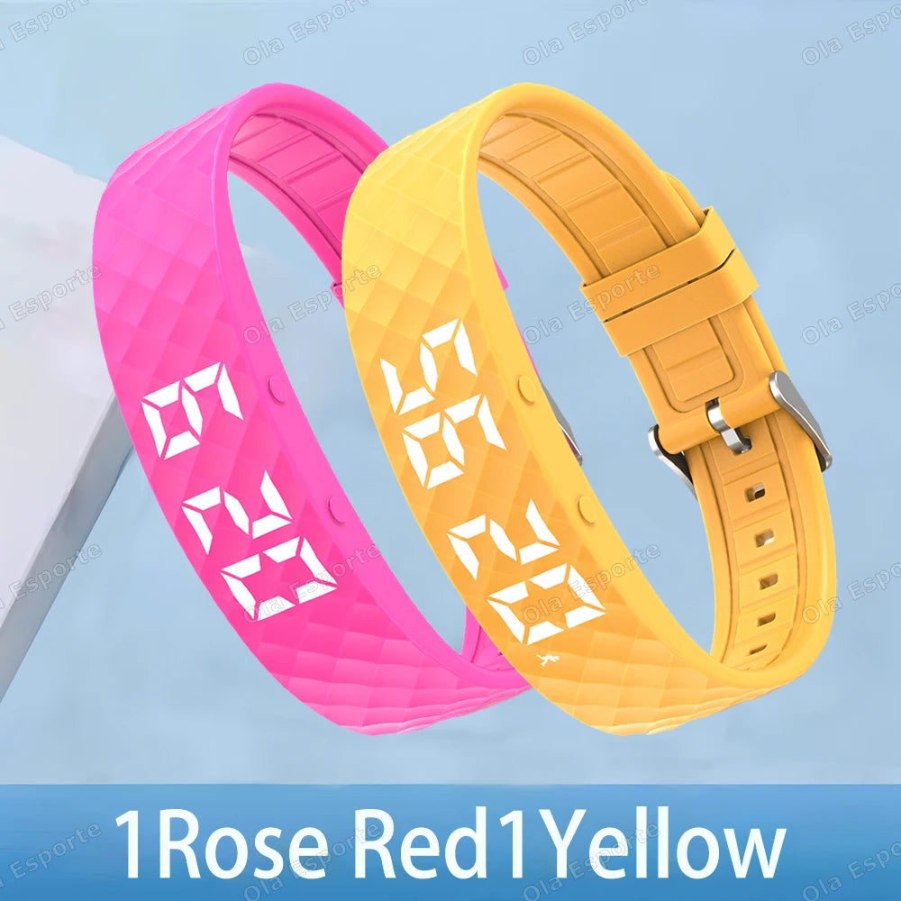 Smart Multifunctional Wristband Fitness Bracelet IP65 Waterproof Sport LED Activity Sleep Tracker Smart Watch Pedometer New 2025
