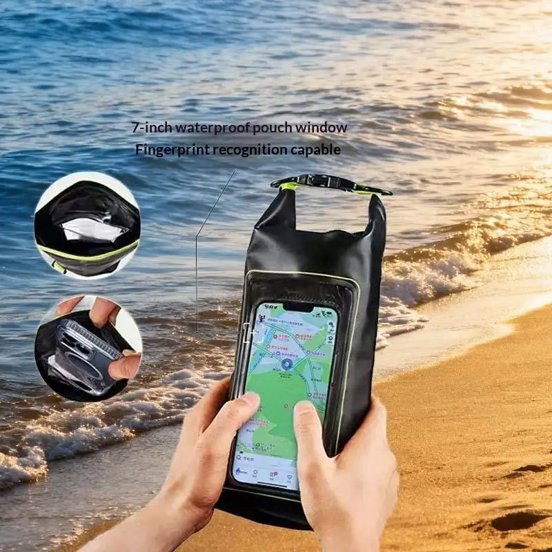 2026 New Sale 2L PVC Swimming Waterproof Bag Universal Waterproof Phone Cases Bag For Trekking