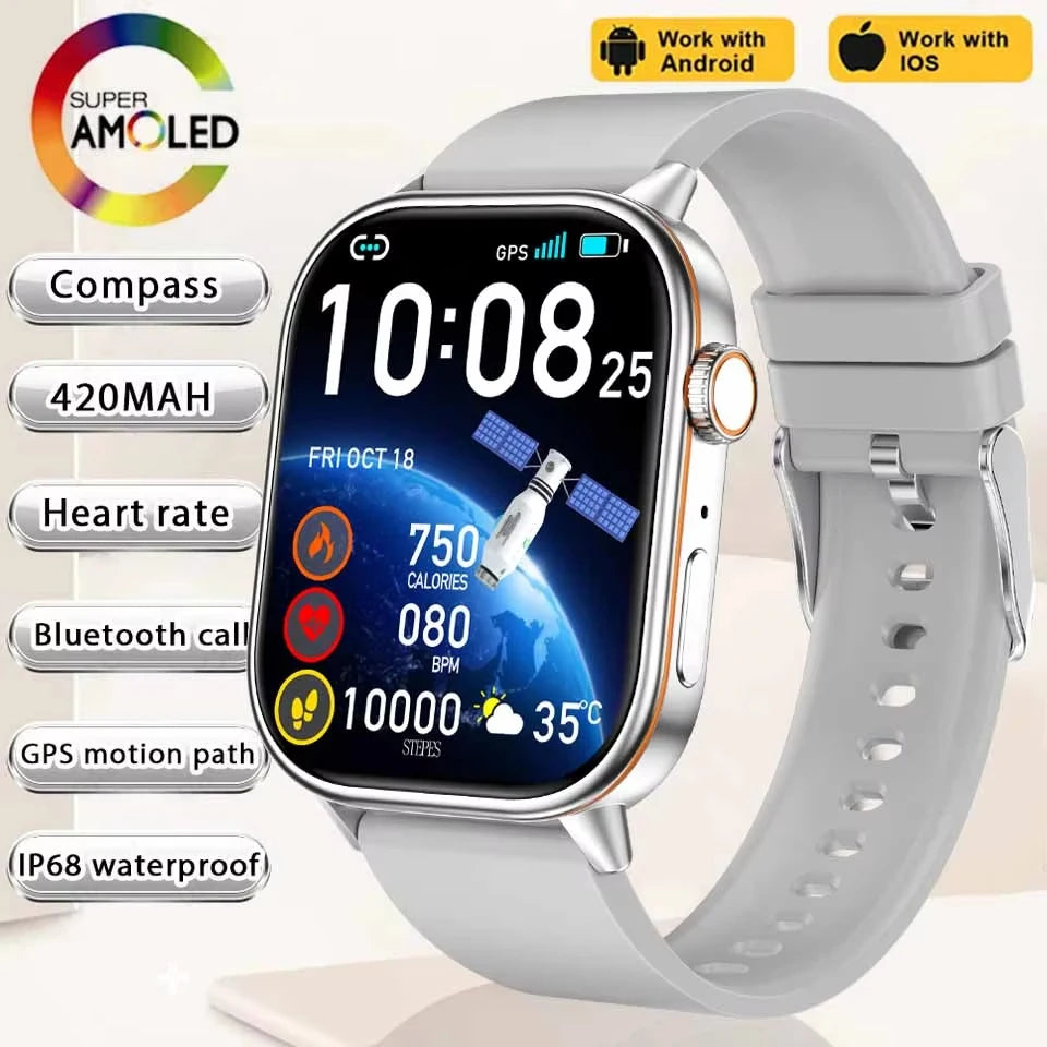 2026New Multifunctional SmartWatch Women Gift Built-in GPS Bluetooth Call Music Fitness Sports Bracelet Sleep Monitor watch Lady