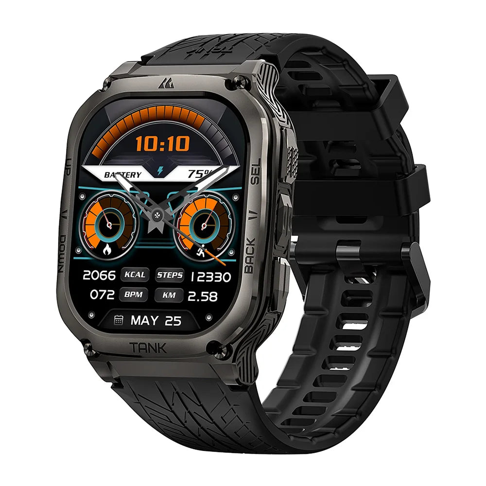 2025 Original KOSPET TANK M3 Smart Watch Men Smartwatch For Women 480mAh Digital Fitness AMOLED AOD Bluetooth Waterproof Watches