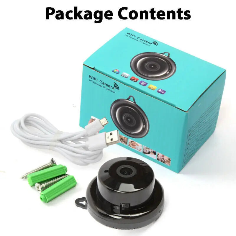 Mini Wifi 1080P Camera Wireless CCTV Infrared Night Vision Motion Detection 2-Way video Motion Tracker Home Security Drop Ship