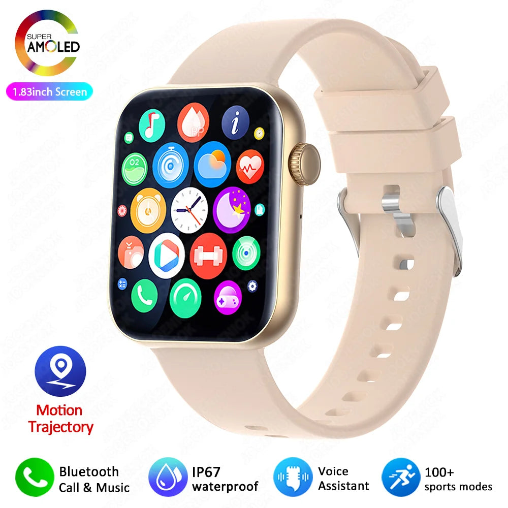 2025 New Smart Watch Men Women Waterproof Support 120 Sports ECG+PPG 1.81 inch Bluetooth Call Smart Watch For Apple DT Watch 10