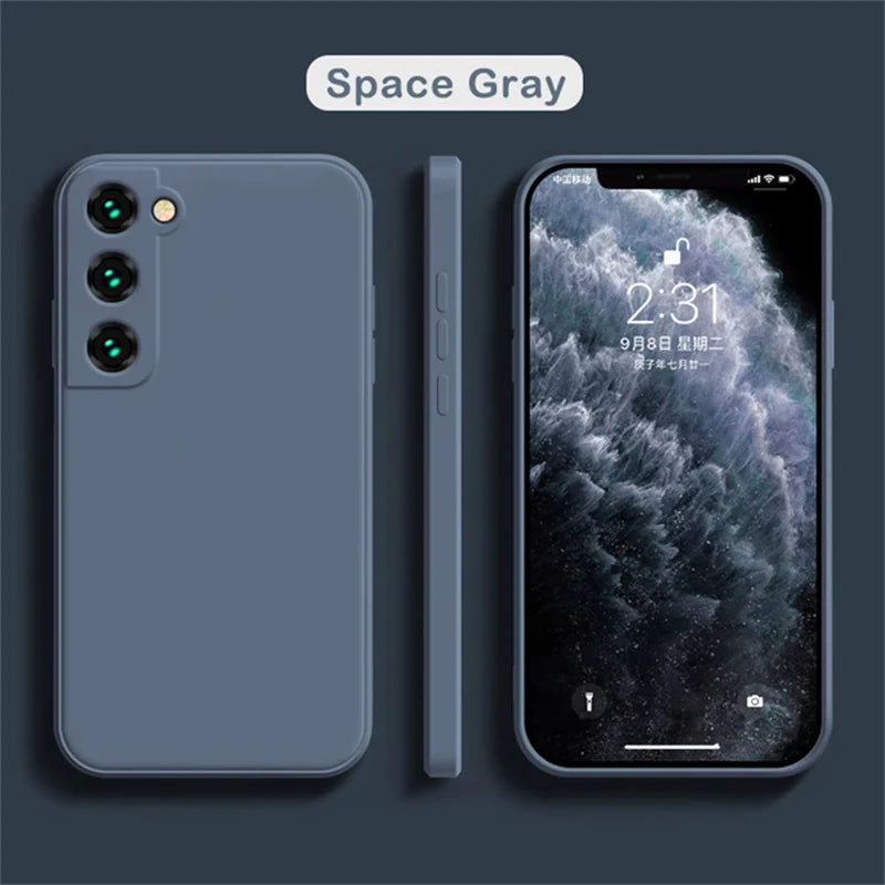 Silicon Phone Case For Samsung Galaxy A26 A36 A56 A35 A55 A06 A16 A07 A17 A37 A57 A15 A25 55 5G 5 G Shockproof Back Cover Funda