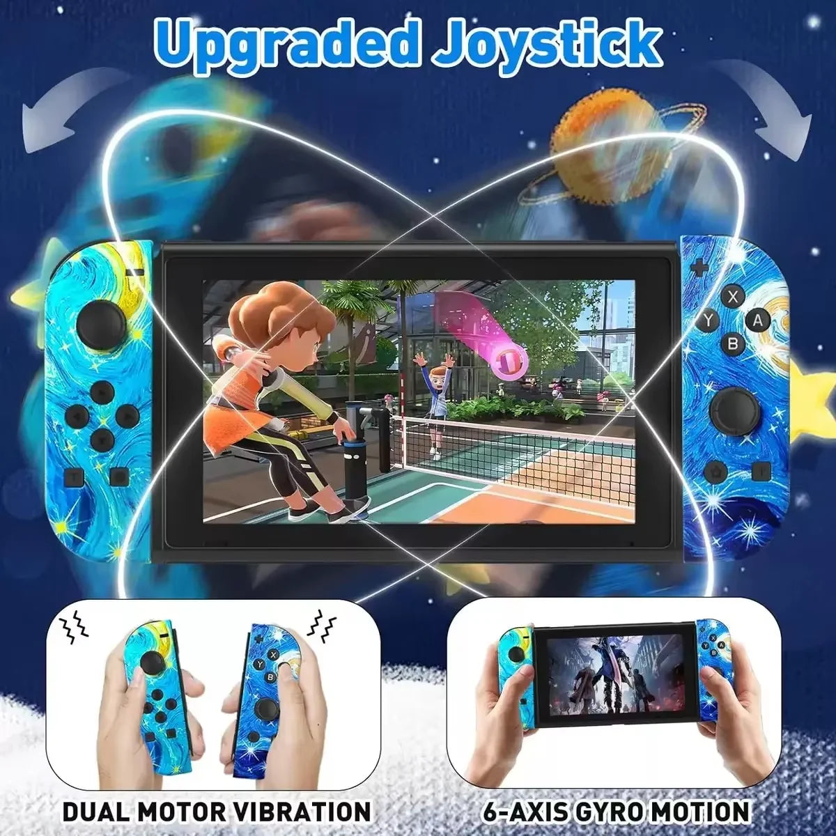 RGB Wireless Controllers for Nintendo Switch / OLED / Lite