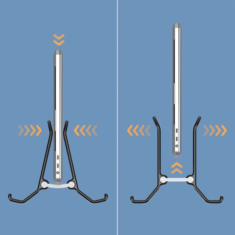 Vertical Stand For Mac Mini Laptop Desktop Stand Anti-Slip Adjustable Computer Holder