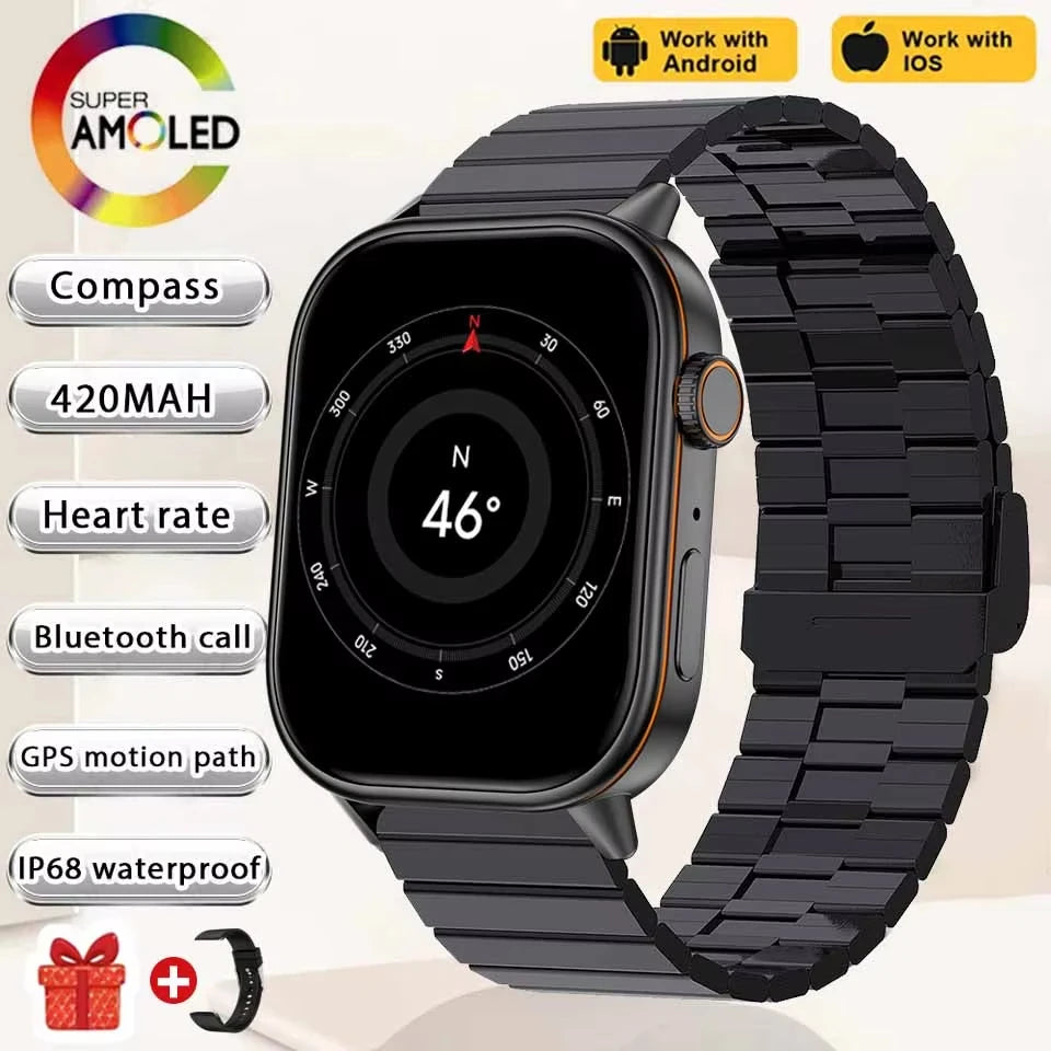 2026New Multifunctional SmartWatch Women Gift Built-in GPS Bluetooth Call Music Fitness Sports Bracelet Sleep Monitor watch Lady