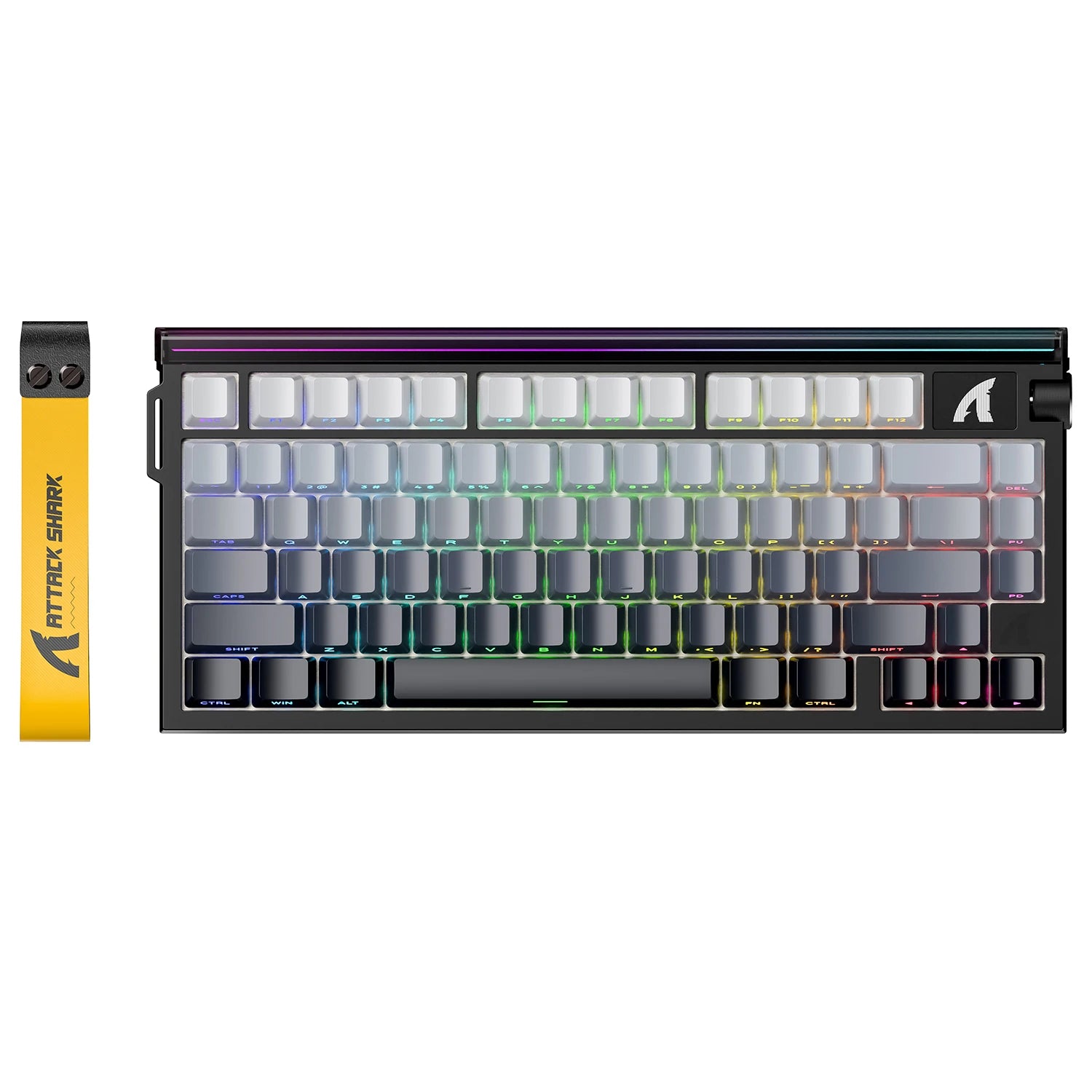 ATTACK SHARK R85HE Wired 75% Hall Effect Rapid Trigger Mechanical RGB Gaming Keyboard 8K Polling,0.05mm RT Accuracy
