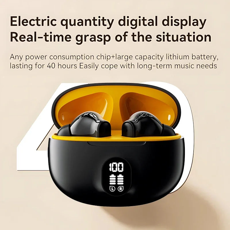 TWS In-Ear Wireless Earbuds Smart LED Display Touch Control Earphone HIFI Stereo Sound Bluetooth-Compatible 5.3 For Apple Xiaomi