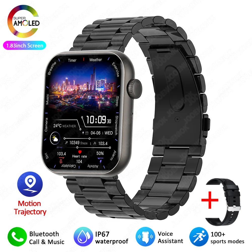 2025 New Smart Watch Men Women Waterproof Support 120 Sports ECG+PPG 1.81 inch Bluetooth Call Smart Watch For Apple DT Watch 10