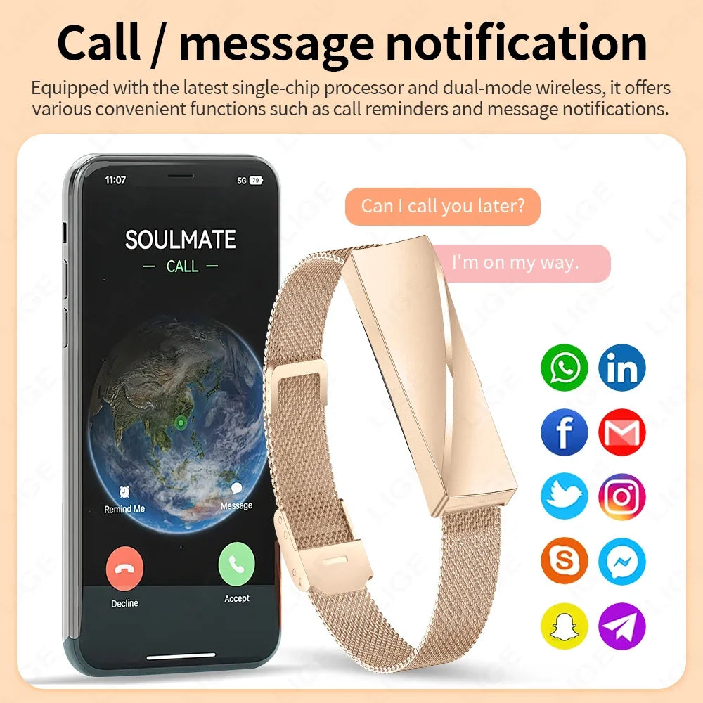 Global Version Smart Wristbands Bluetooth Smartband Fitness Tracker Heart Rate Blood Oxygen Sleep Monitor Health Smart Bracelet