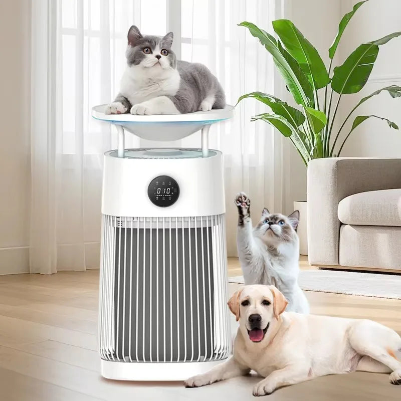 2026 PTM Smart Home Portable HEPA Air Purifier for Allergies, Pet Dander and Hair, Bedroom Use with Advanced Filtration System