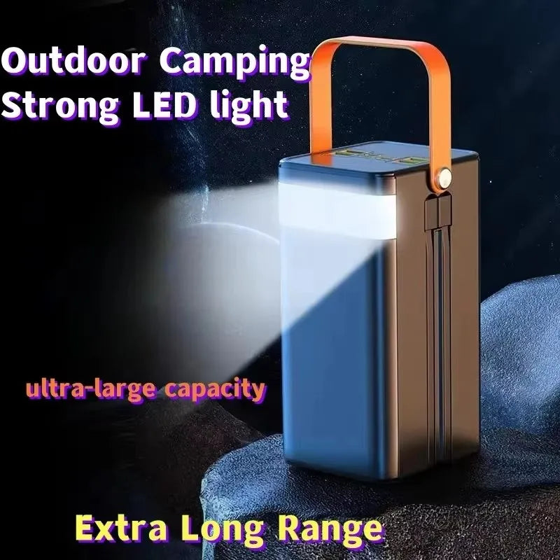 Fast charging Portable Power bank with LED light 