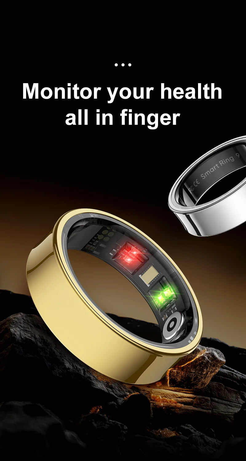 R09 smart health ring monitors your health in finger